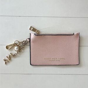 Andrew Marc New York Leather Wallet Keychain Clip